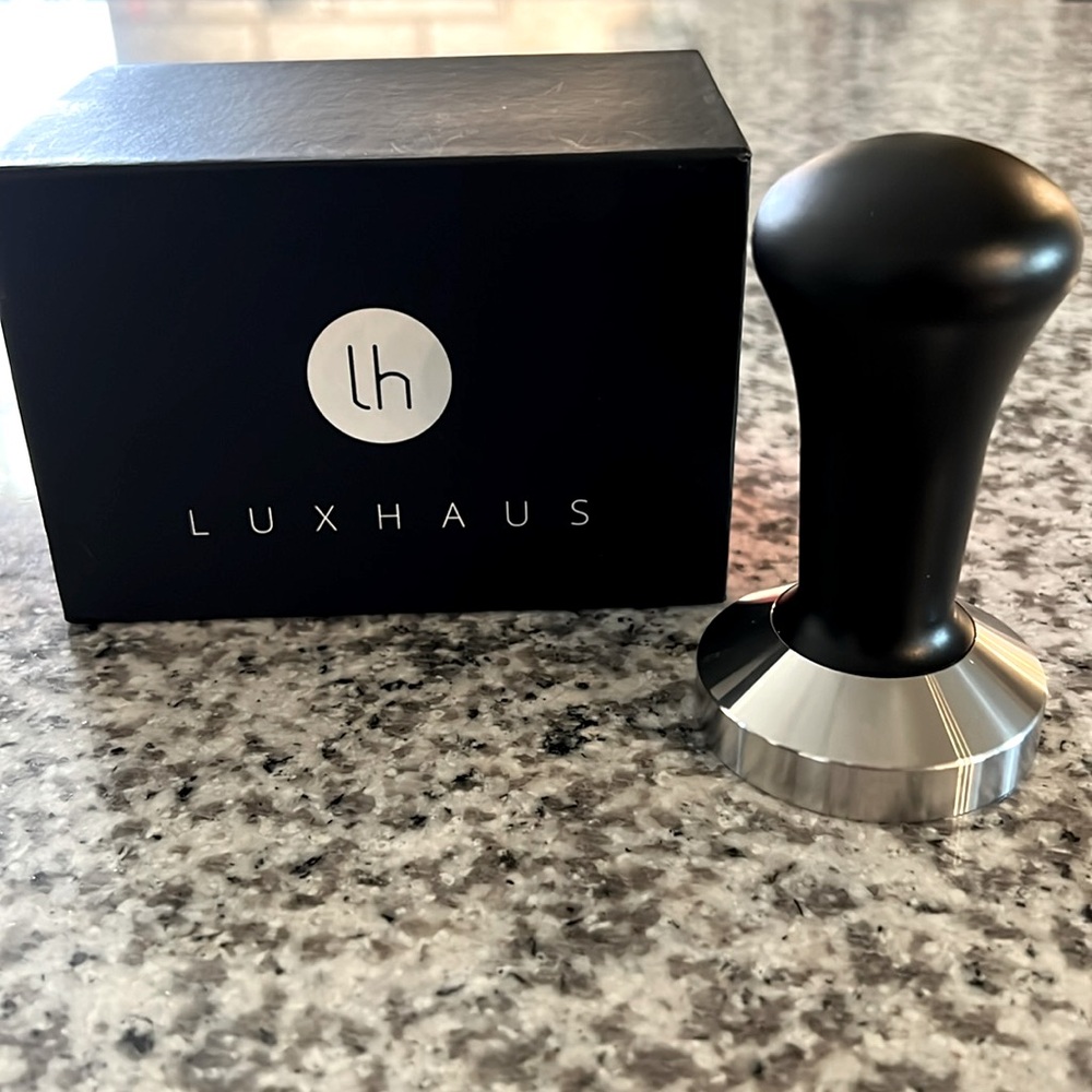 LuxHaus 53mm Calibrated Pressure Tamper for Coffee and Expresso
